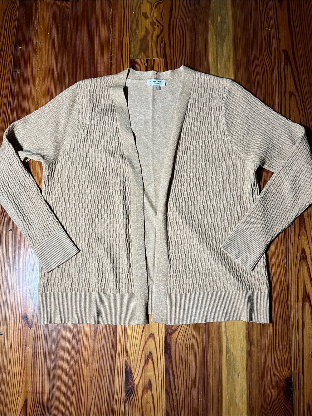 Women’s Essentials Milano Open Front Cardigan, Size Large